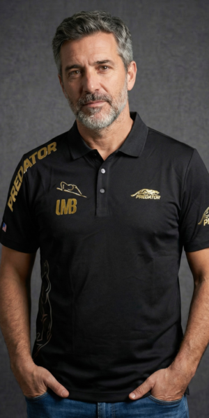 Camiseta Premium - Predator Lateral - Negro