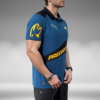 Camiseta Polo Curva - Predator - Azul Petróleo / Negro