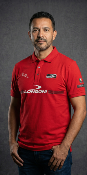 Camiseta Premium - Longoni Lineas Frente - Rojo