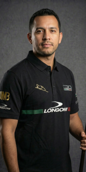 Camiseta Premium - Longoni Lineas Frente - Negro