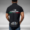 Camiseta Premium - Longoni Lineas Frente - Negro