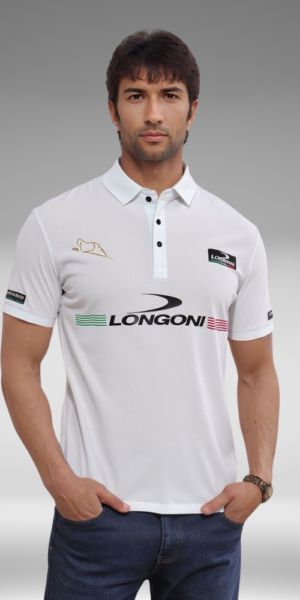 Camiseta Premium - Longoni Lineas Frente - Blanco