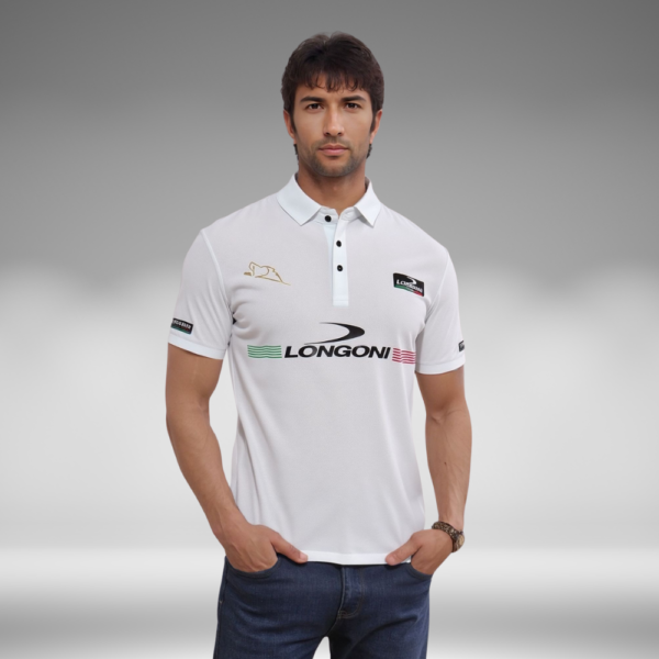 Camiseta Premium - Longoni Lineas Frente - Blanco