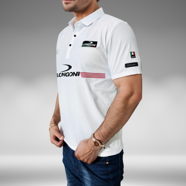 Camiseta Premium - Longoni Lineas Frente - Blanco