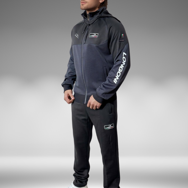 Sudadera Unicolor - Longoni - Negro