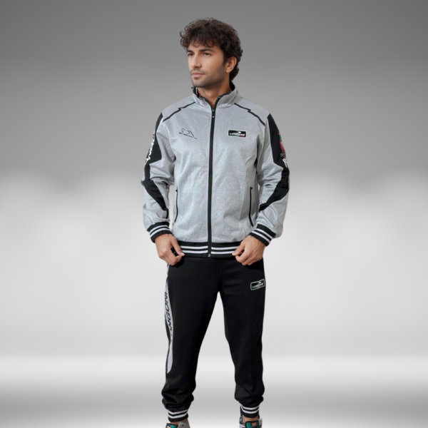 Sudadera Rib - Longoni - Negro / Gris