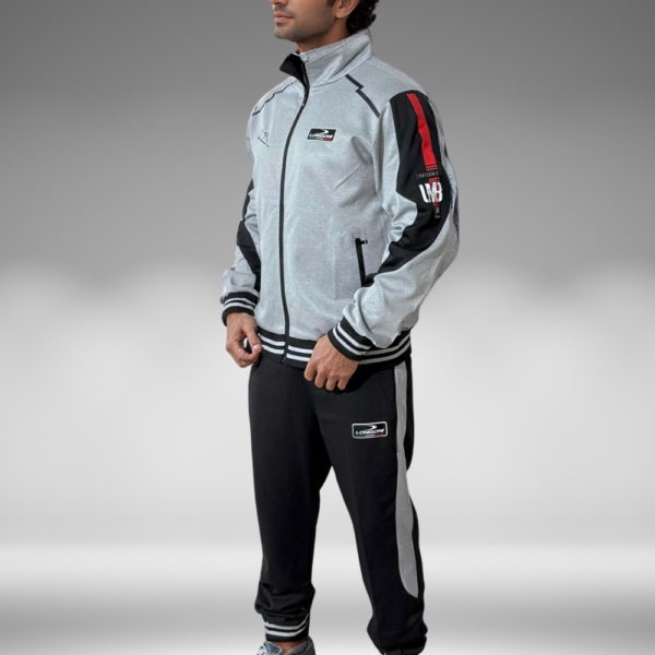 Sudadera Rib - Longoni - Negro / Gris