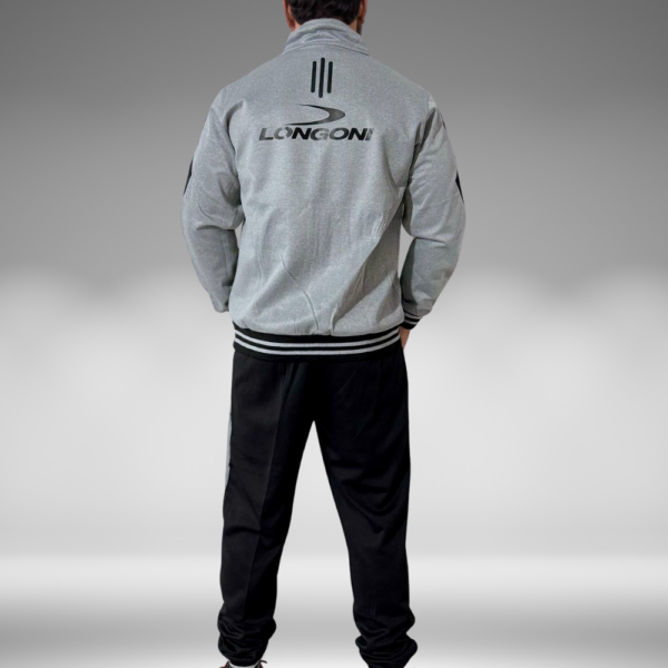 Sudadera Rib - Longoni - Negro / Gris