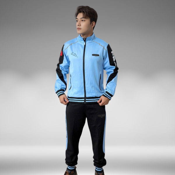 Sudadera Rib - Hanbat - Negro / Azul Claro