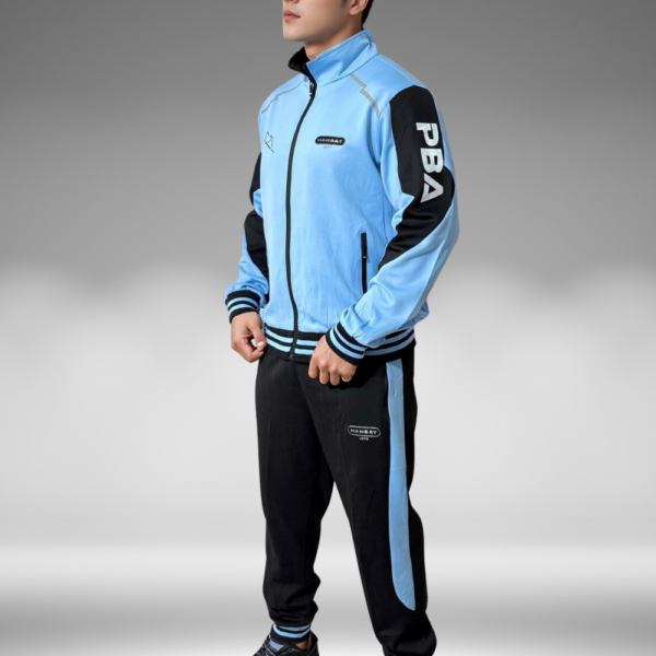 Sudadera Rib - Hanbat - Negro / Azul Claro