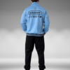 Sudadera Rib - Hanbat - Negro / Azul Claro