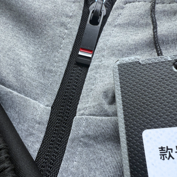 Sudadera Rib - Longoni - Negro / Gris
