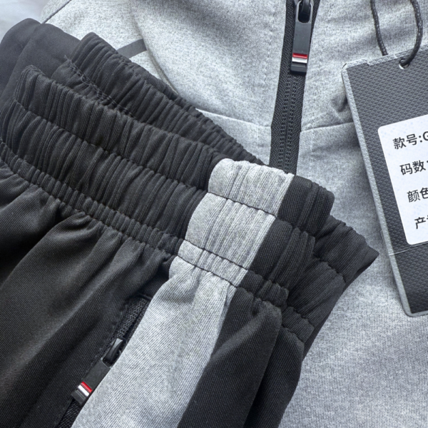 Sudadera Rib - Longoni - Negro / Gris