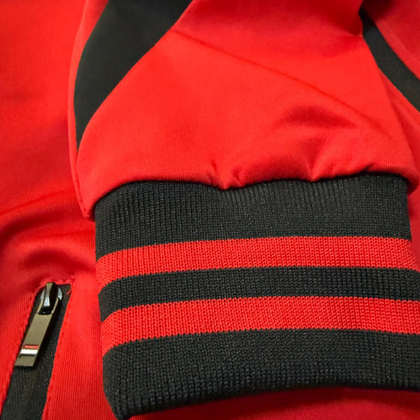Sudadera Rib - Longoni - Negro / Rojo