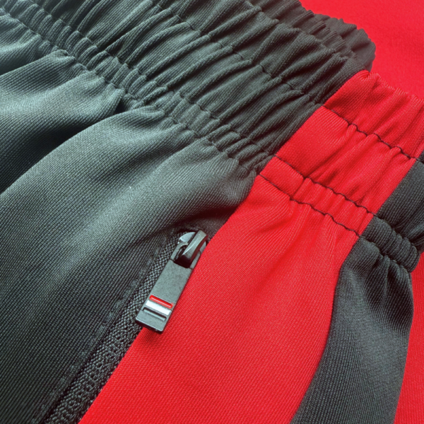 Sudadera Rib - Longoni - Negro / Rojo