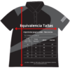 Camiseta Polo Curva - Longoni - Negro / Azul Petroleo