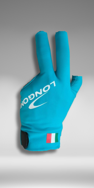 Guante Longoni azul aguamarina