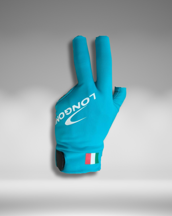 Guante Longoni azul aguamarina