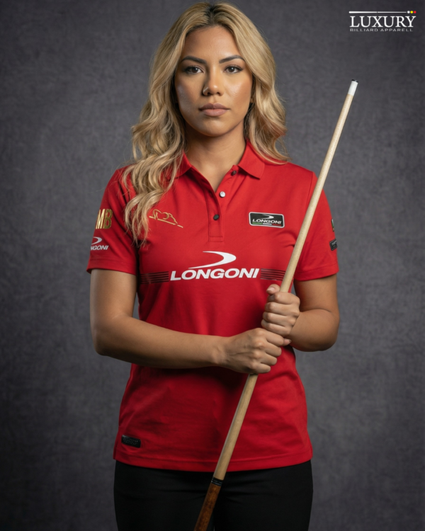 Camiseta Mujer - Longoni Lines Frente - Rojo