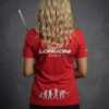 Camiseta Mujer - Longoni Lines Frente - Rojo