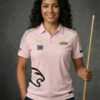 polo-mujer-billar-040-b Camiseta Mujer - Predator Cabeza - Rosado