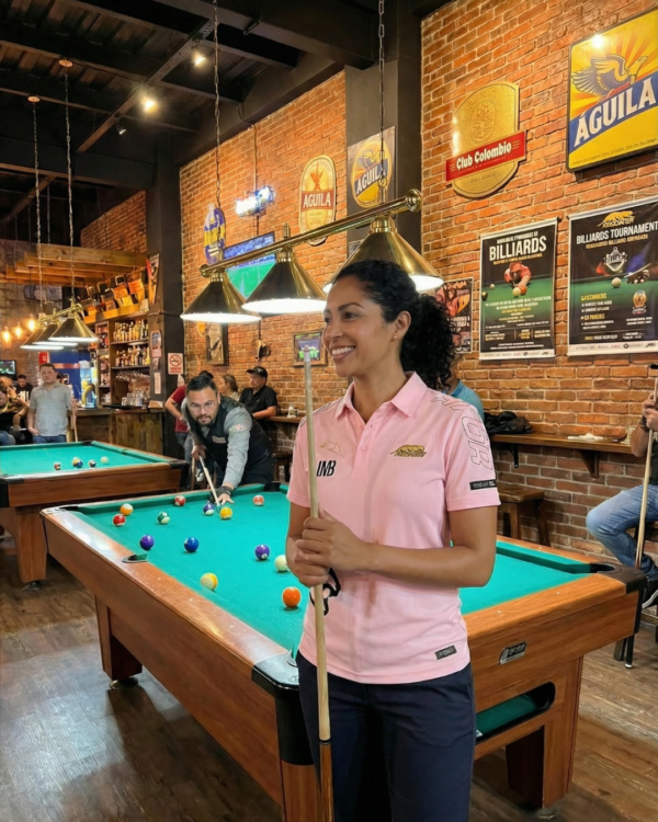 polo-mujer-billar-040-d Camiseta Mujer - Predator Cabeza - Rosado