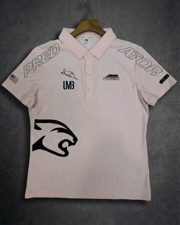 polo-mujer-billar-040-e Camiseta Mujer - Predator Cabeza - Rosado