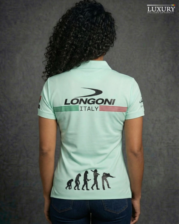 Camiseta Mujer - Longoni Lines Frente - Verde Menta