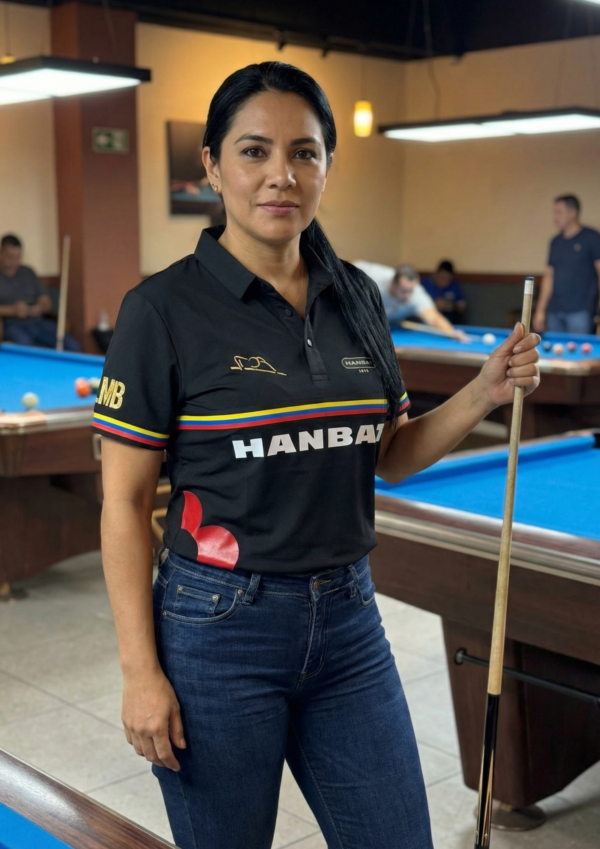 Camiseta Mujer - Hanbat Bandera Colombia - Negro