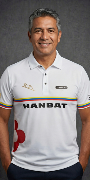 Camiseta Premium - Hanbat Bandera Colombia - Blanco