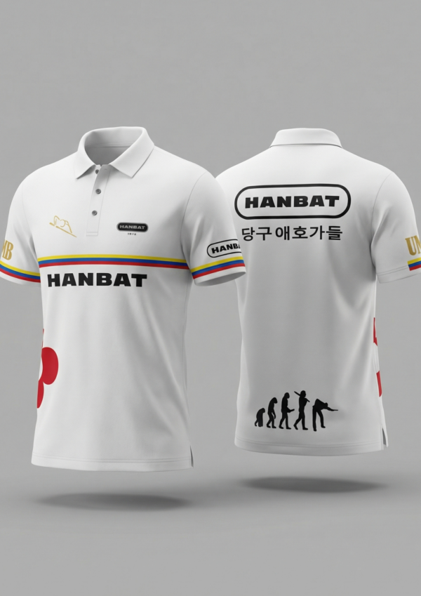 Camiseta Premium - Hanbat Bandera Colombia - Blanco