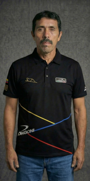 IPLB-46 Camiseta Premium - Longoni Lineas Colombia - Negro