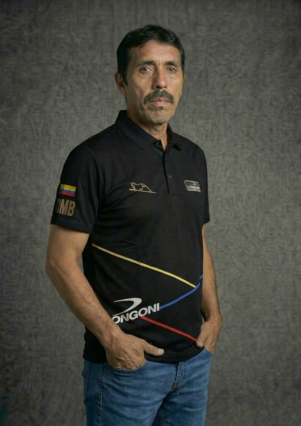 Camiseta Premium - Longoni Lineas Colombia - Negro