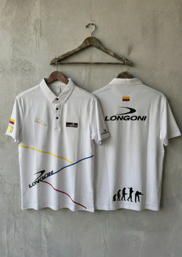 Camiseta Premium - Longoni Lineas Colombia - Blanco