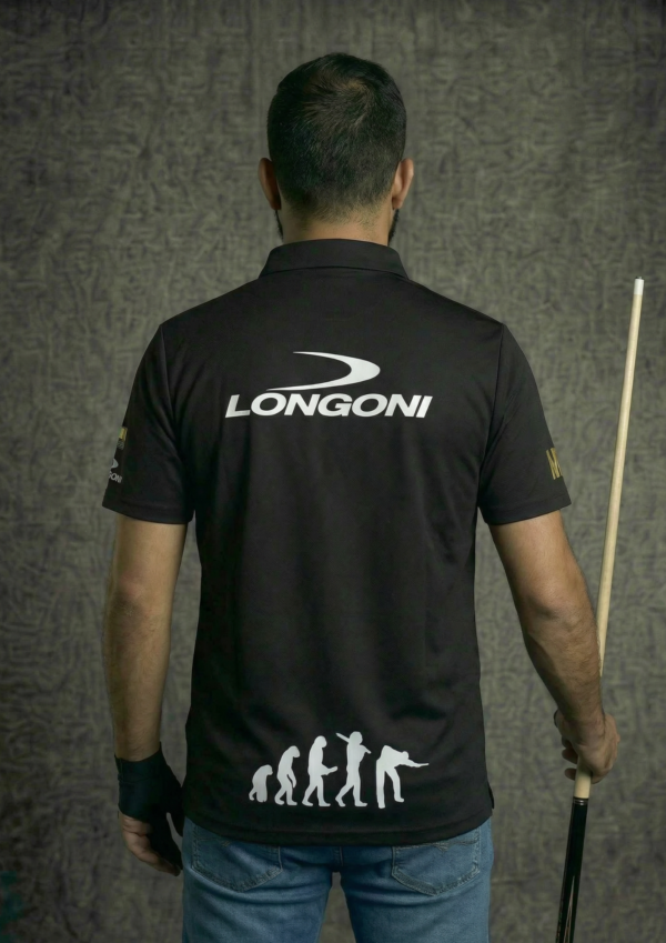 IPLB-48-d Camiseta Premium - Longoni Lineas Rojo Azul - Negro