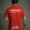 Camiseta Premium - Hanbat Lineas Clasico - Rojo