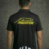 Camiseta Premium - Predator Cabeza Amarilla - Negro