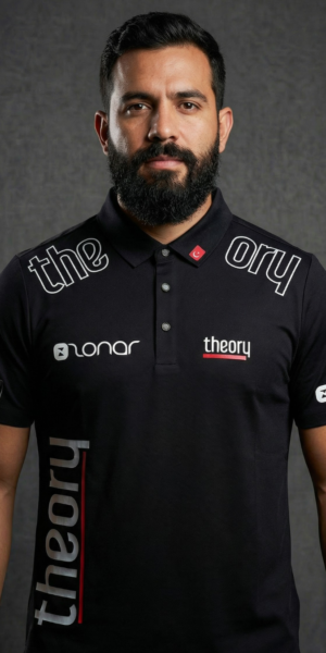 ipl60 Camiseta Premium - Theory Hombros - Negro
