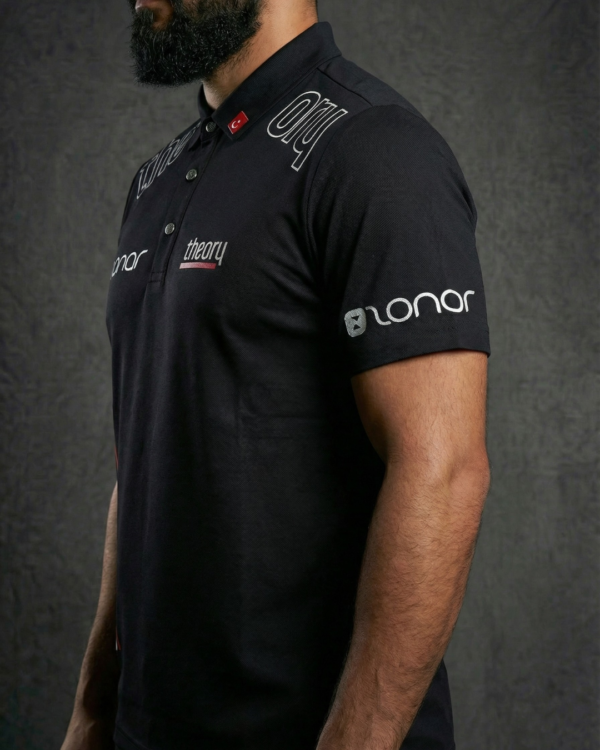 Camiseta Premium - Theory Hombros - Negro