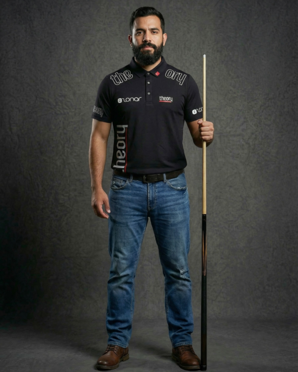 Camiseta Premium - Theory Hombros - Negro