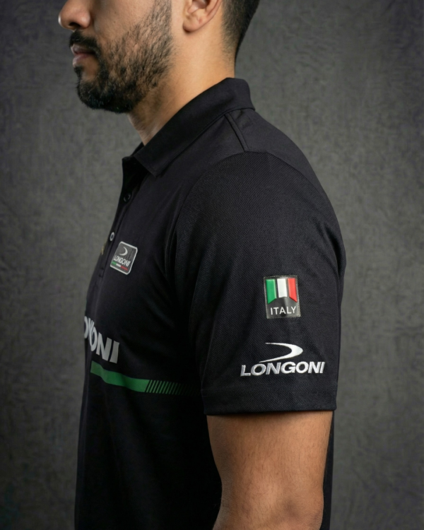 Camiseta Premium - Longoni 75 Años - Negro