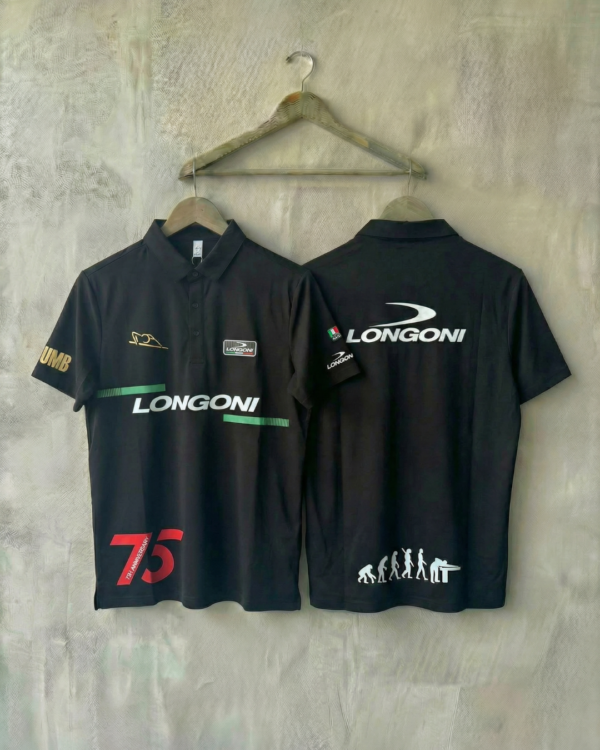 Camiseta Premium - Longoni 75 Años - Negro