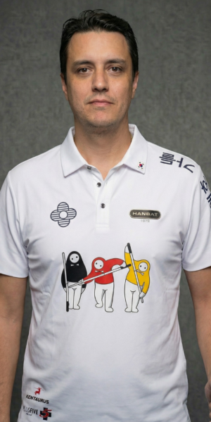 ipl65 Camiseta Premium - Hanbat Billaristas - Blanco