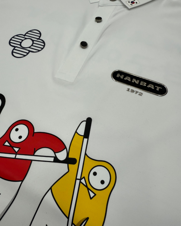 ipl65-f Camiseta Premium - Hanbat Billaristas - Blanco