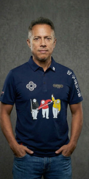 ipl66 Camiseta Premium - Hanbat Billaristas - Azul Oscuro