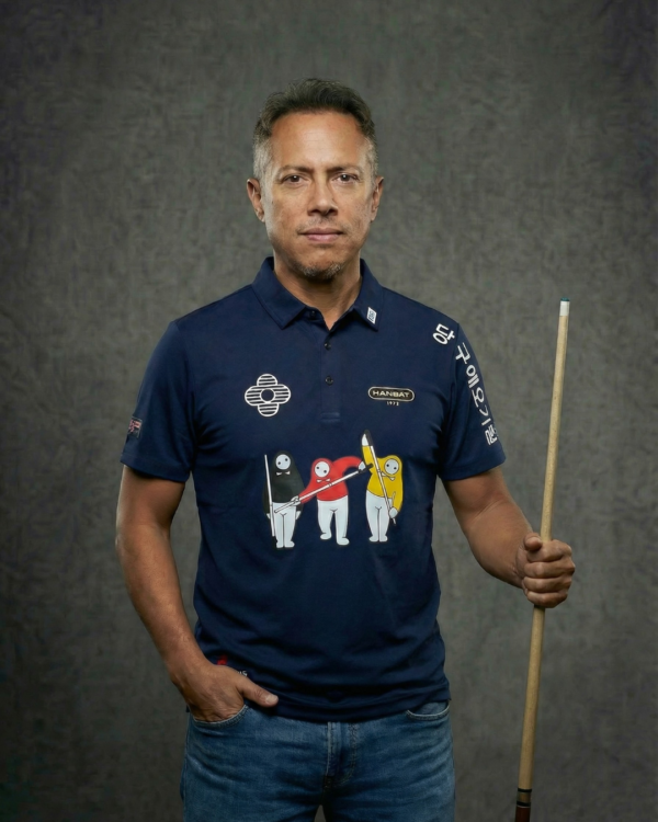 Camiseta Premium - Hanbat  Billaristas - Azul Oscuro