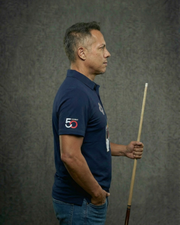 Camiseta Premium - Hanbat  Billaristas - Azul Oscuro