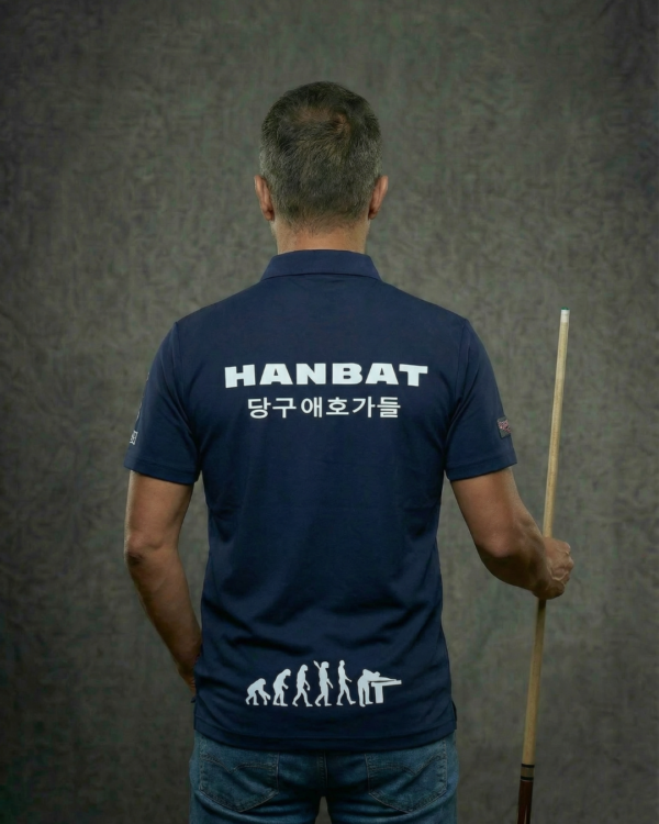 Camiseta Premium - Hanbat  Billaristas - Azul Oscuro