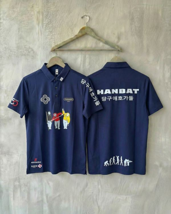 Camiseta Premium - Hanbat  Billaristas - Azul Oscuro